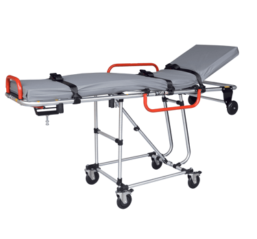 a medical stretcher with a stretcher attached to it