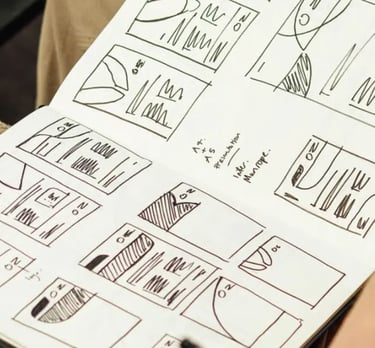 UI/UX design and website layout planning by TrendBeatz Technologies