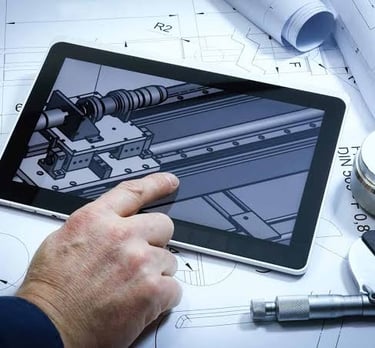 a tablet computer and a tablet computer on a table