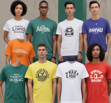 A black and white image featuring a person wearing a T-shirt with the text 'Jesus Died So I Could Live!' along with a reference to John 10:10. The text is large and bold, dominating the scene.