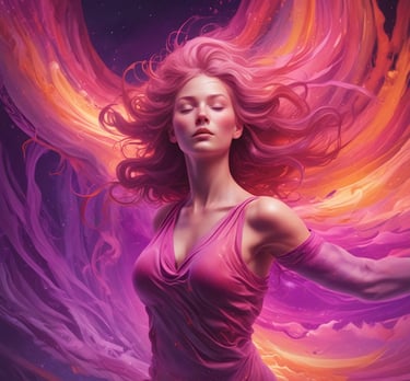 Close-up of a therapist gently applying pressure to a client's foot during a reflexology session.