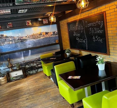 Sitzmöglichkeiten im Innenbereich