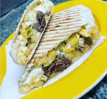 Präsentation des "Taco-Amigo" Gerichtes