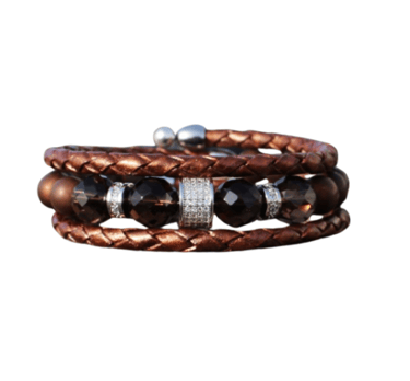 gemstone wrap bracelet