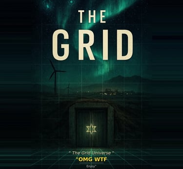 Book cover of The Grid, a post-apocalyptic science fiction thriller novel by Brian Miller, featuring