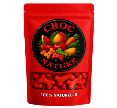 a bag of croc nature dog treats