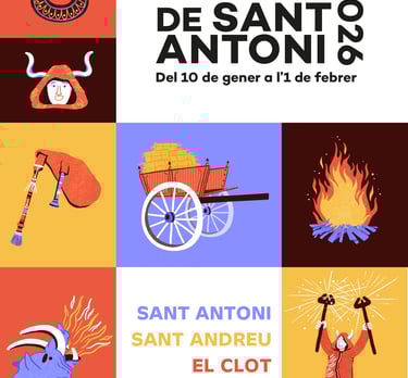 a poster design with illustrations for a city festival