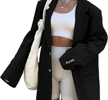 womens black suit jacket