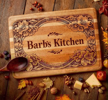 custom cutting board design