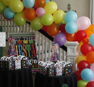 Custom created party favors and themed event for birthdays and special occasions