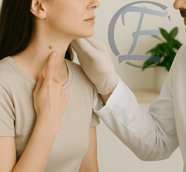 Consulta de retorno com orientações pós-excisão de verruga ou condiloma.