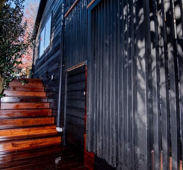 Reclad walls and steps