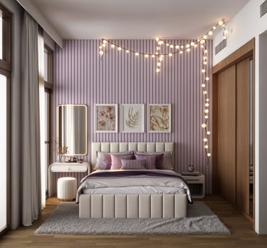 Luxury kids bedroom interior design in Dubai townhouse