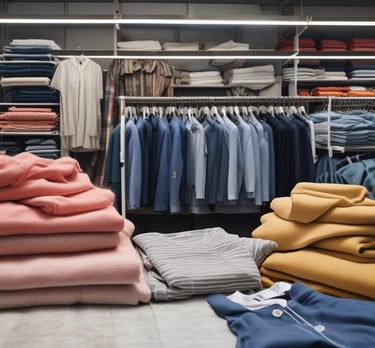 Household and industrial products neatly arranged.