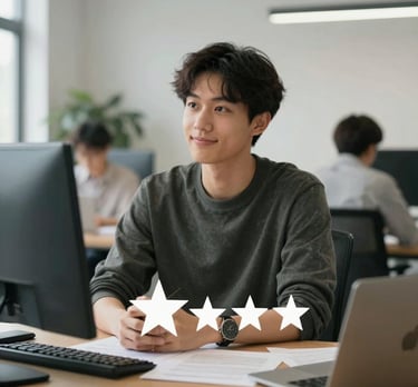 blue and white striped round textile