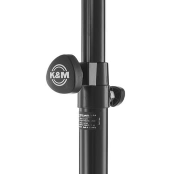 Mecanismo de bloqueo de la barra distanciadora K&M 26736 para altavoz y subwoofer