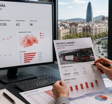 Reporte Publicidad Autobuses Barcelona