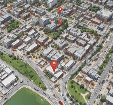 blue and white striped round textile