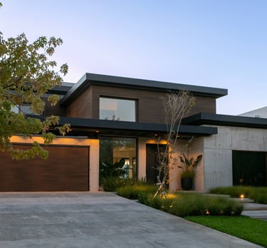 Albanueva frente atardecer