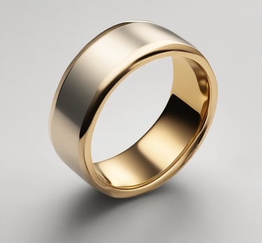 Sophisticated ring presented in an elegant setting.