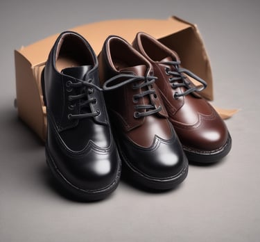 a small toy store with a green background