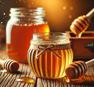 Nilgiris raw honey in a jar golden color natural 