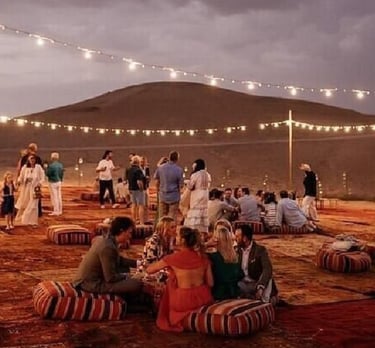 Stargazing and Camping in Agafay’s Desert