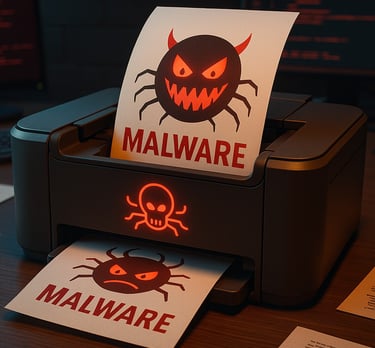 Malware infected Printer