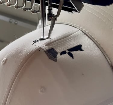 Casquette en cours de conception