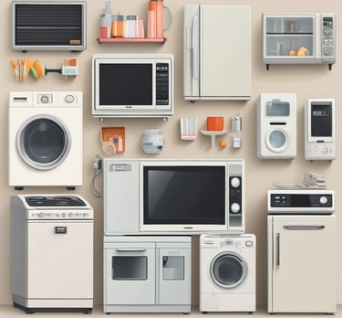 A collection of beauty essentials including foundations, mascaras, and blushes on a clean white background.