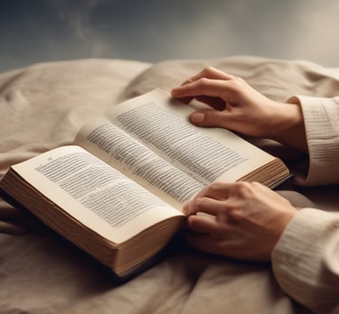 blue and white striped round textile
