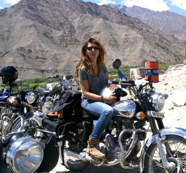 Royal Enfield motorcycle tour in Ladakh