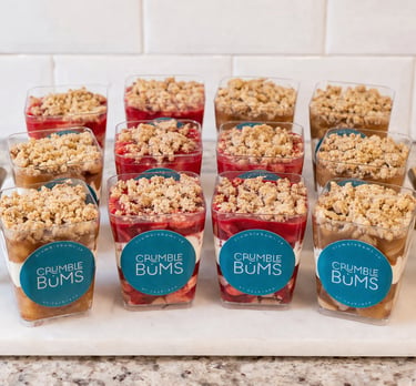 Crumble Bums Cheesecake Crumble Cups