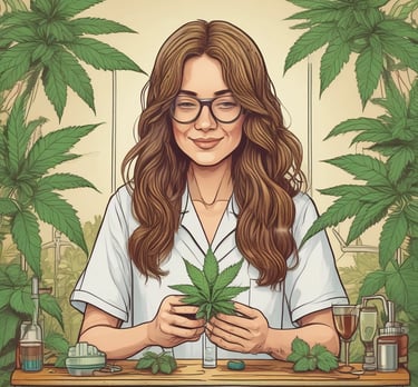 Assortment of colorful pre-rolled joints neatly arranged on a rustic wooden surface