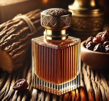 Oud oil bottle