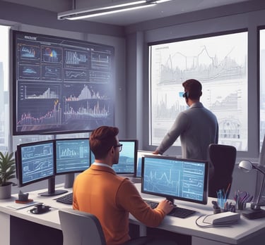 blue and white striped round textile