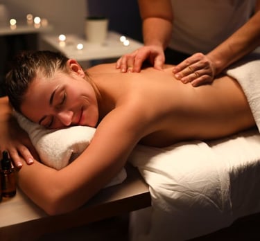 Curso de Formação Completa em Massoterapia da Solução de Impacto, com massagem relaxante.