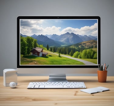 A person browsing an online bookstore on a laptop.