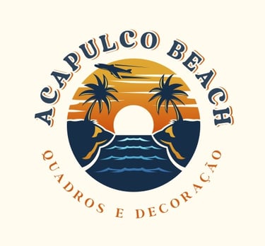 a logo for a beach resort in the middle of the ocean
