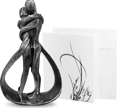 Modern Metal Sculpture for Industrial Bedroom Shelf