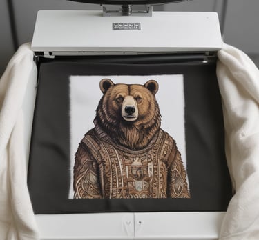 hang brown bobble coat beside book