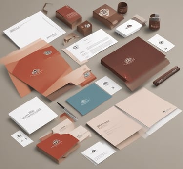 Materiales impresos como tarjetas, afichesm flyer, tarjeta de invitación y presentación