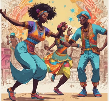 Colorful street art depicting elements of anime and 90's pop culture.