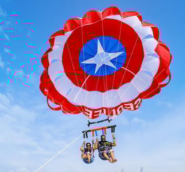 parasailing
