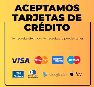 En Serviacabados también aceptamos pagos con tarjeta de crédito o débito transferencia