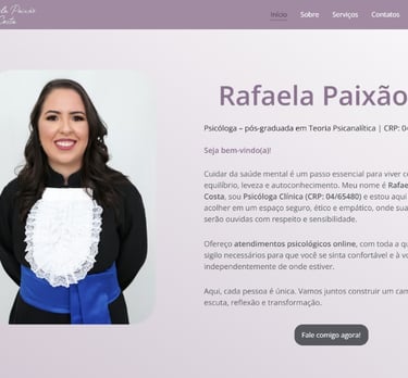 Site Psicóloga Rafaela Paixão