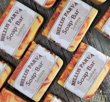 citrus sunshine soap bars