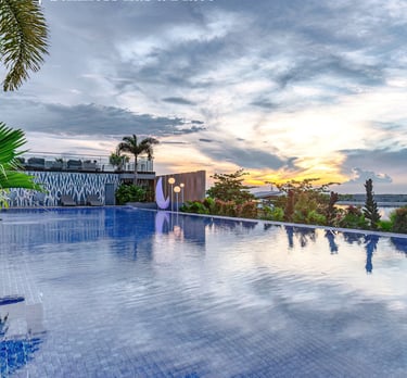 a pool with a quote about a person sitting in a chair