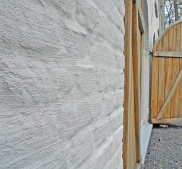 a wooden fenced in area with a gated in area with a gated