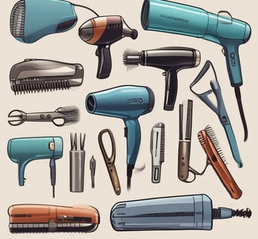 A collection of beauty products is displayed on a lace-covered surface with a pink wall in the background. The items include perfume and cosmetic bottles, each with distinct labels and designs.